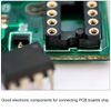 sourcing map DIP IC Chip Socket Adapter Round Pin 20P 2.54mm Pitch IC Socket for PCB Board Chip, 6 Pack