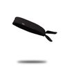 Treadbands Low Profile Tieback Non Slip Headband - Solid Colors (Black)