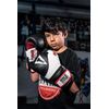 TITLE Boxing Gel Suspense Training Gloves, Black/White, 16 oz