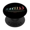 Basketball Evolution Basketballspieler Coach Hoop PopSockets mit austauschbarem PopGrip