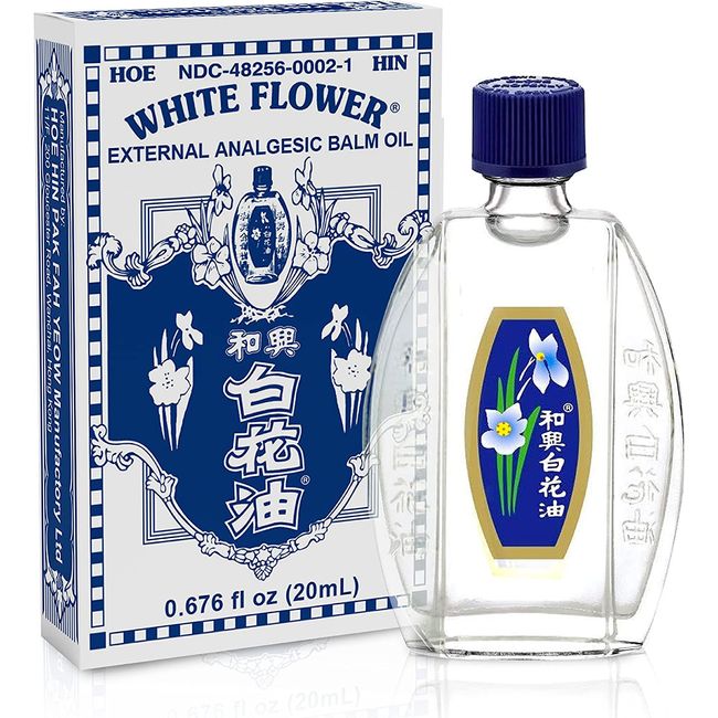 White Flower External Analgesic Balm Oil 20mL/0.676 Fl oz