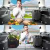 AUTOARK Multipurpose Car Trunk Organizer with Straps,Non-Slip Waterproof Bottom,Durable Collapsible Adjustable Compartments Cargo Storage,Upgraded Handle,AK-072