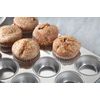Fox Run Muffin and Cupcake Pan, 12 Standard Cup, Stainless Steel