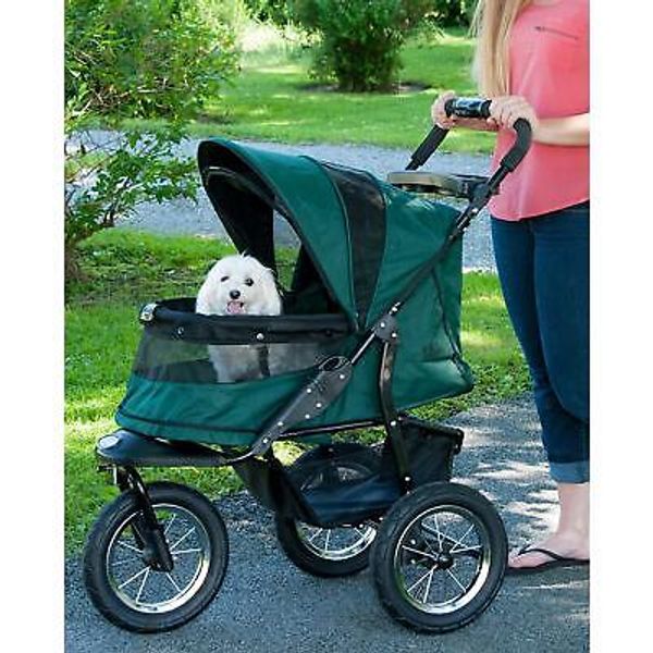 Pet Gear No-Zip Jogger Pet Stroller for Cats/Dogs, Zipperless Entry, Airless ...