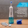 Tilcare Nasal Irrigation System Perfect Nasal Rinse Machine for Sinus & Allergy Relief - Electric Neti Pot for Nasal Irrigation to Cleanse Your Stuffy Nose - Comes with a Towel and 30 Salt Packs