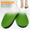 Insole, Flat Foot Arch Support, Arch Cushion, Flat Feet, Insole, Deodorizing, Sports, Unisex, Standing for Work, Plantar Fascia, O Leg X Legs, Shock Absorption, Replacement Type, Adjustable Size, Available in 4 Sizes, Meidlan (M(25.5-26.0))