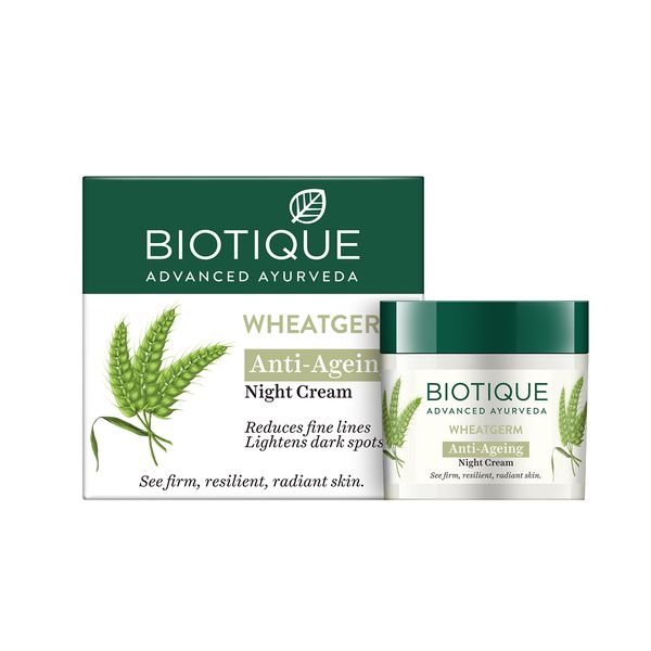 Biotique Wheat Germ Firming Face and Body Cream for Normal to Dry Skin - 50 Gm - 1 Pack