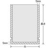 Fukusuke Industry Nylon Poly F-Type Standard Bags No.13 (3,000 Sheets)