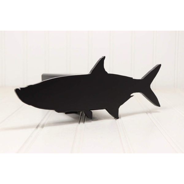 Custom Hitch Covers 12906-Matte Black Tarpon Hitch Cover
