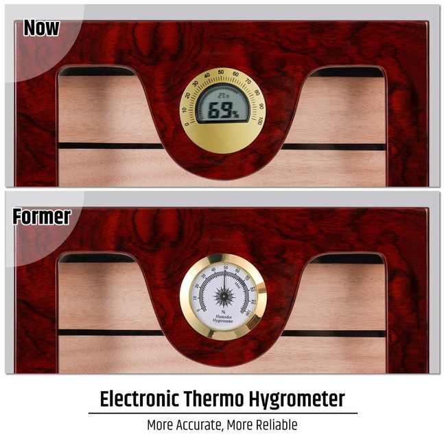 Digital Hygrometer Humidor - CIGARS CRAFTERS