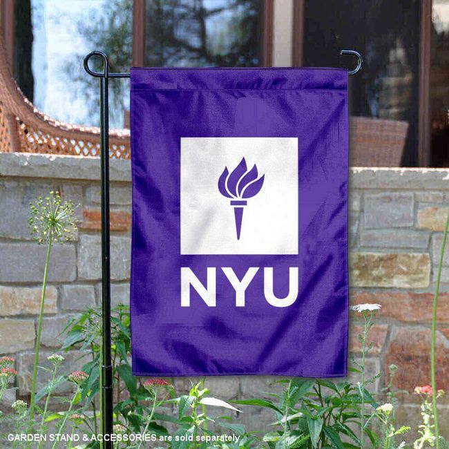 New York Violets Garden Flag Yard Banner