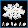 A ABSOPRO Plastic Fasteners Car Trim Instrument Panel Dashboard 20PCS White Item Replacement