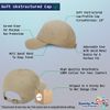 Speedy Pros Soft Baseball Cap Seal of Guam Embroidery Flags Country Flag Twill Cotton Seal Dad Hats for Men & Women Stone Design Only