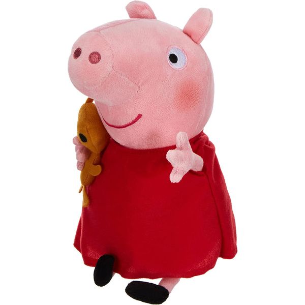 TY Peppa Pig Buddy - Soft Plush Toy for Kids, Stuffed Teddy, Baby Toy, Collectible Plushies