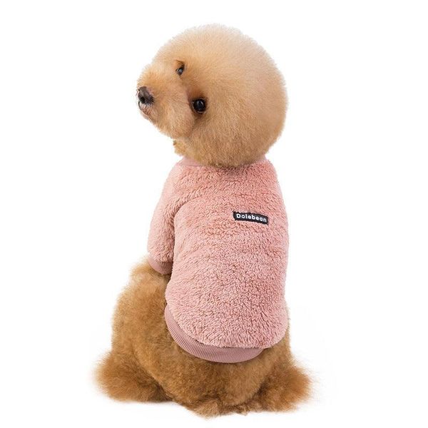 Cozy Canine Double-Sided Fleece Jacket - Pink / S