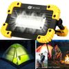 2X COB LED Work Light USB Rechargeable Flashlight Camping Emergency Lamp Torch