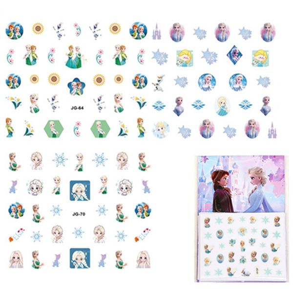 10 Fogli Luminoso Fluorescenza Adesivi Unghie Decalcomanie, DIY Nail Art Sticker, Cartoon Anime Nail Art Adesivi, Kawaii Nail Art Decals, 3D Self-Adhesive Nail Art Sticker per Ragazze Bambini Donne