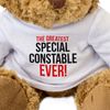 Big Red Egg THE GREATEST SPECIAL CONSTABLE EVER - Teddy Bear - Cute Soft Cuddly Adorable - Gift Present