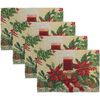Violet Linen Candles place-mats, 13" X 19"