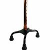 Quad Cane Small Base Bariatric 300lbs Walking Aid Medical Mobility Adjustable