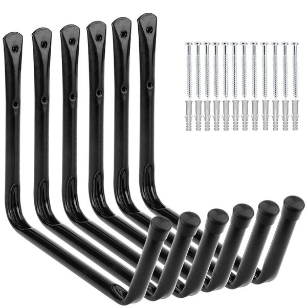 Kayak Storage Utility Rack, Heavy Duty Garage Hangers, Wall Mount or Dock Hanging Hooks for Canoe,Paddle Board,Surfboard,Snow Board,Ladder