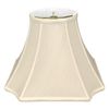 Royal Designs Square Inverted Cut Corner Basic Lamp Shade, Beige, 8 x 18 x 13