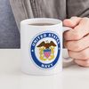 CafePress U.S. Navy Emblem Mug 11 oz (325 ml) Ceramic Coffee Mug