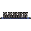 10 Pc. 3/8" Drive Nano Pinless Universal Impact Sockets - Metric