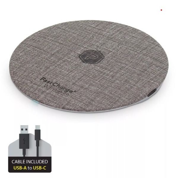 PowerPeak Aluminum 15W Wireless Fast Charging Wireless Pad