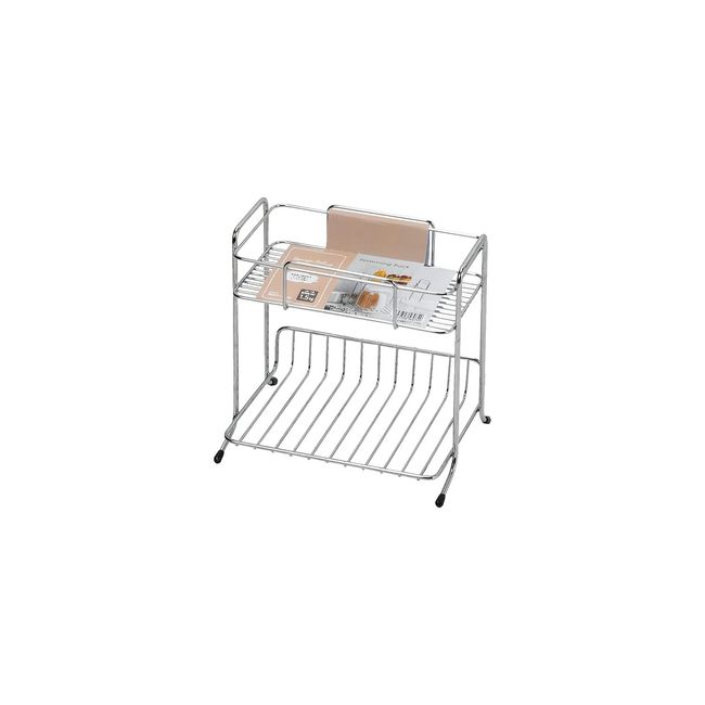 Pearl Metal Seasoning Rack, Shelf, 2 Tiers, Storage Select, HB-6074