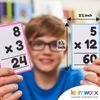 Multiplication Flash Cards 3rd Grade 4th 5th and 6th – 183Math Flashcards