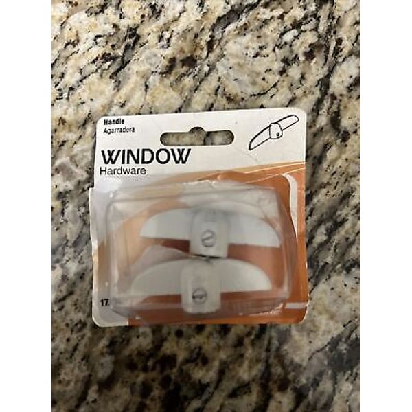 Slide-Co #172926, 2 Count White Casem Window Handle, Open Box