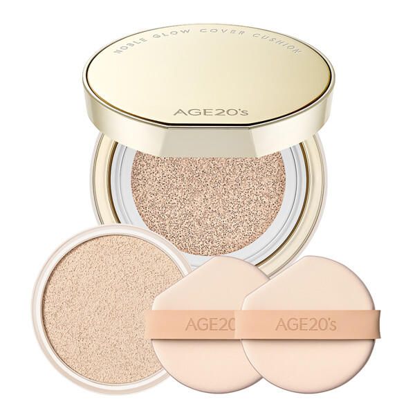 AGE20S Noble Glow Cover Cushion 12g Main Product + Refill (SPF40+ PA+++)