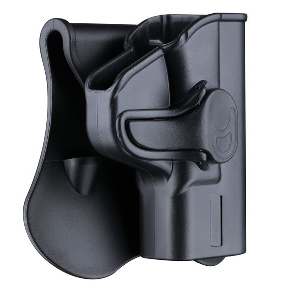 M&P Shield Holsters, OWB Holster for S&W M&P Shield 9mm/.40 3.1" / MP Shield M2.0 / Shield Plus - Index Finger Released | Adjustable Cant | Autolock | Outside Waistband | Lightweight -Right Handed