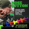 Bowmar Archery Nose Button, Extremely Light Weight, Creates Consistent Anchor Point, Two Sizes Included (Pink)