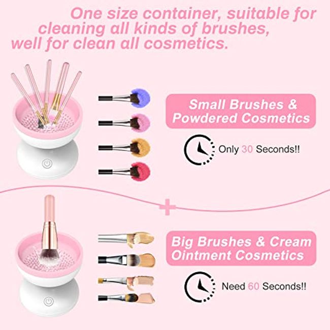 Electric Makeup Brush Cleaner Automatic Make Up Brush Cleaner Machine  Cosmetic Brush Cleaner And Dryer Beauty Makeup Tools - AliExpress