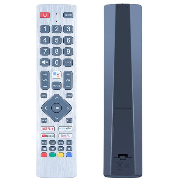 TCNOUMT Generic Replacement Compatible with Sharp Aquos Ultra Smart TV Remote Control with with 4 Shortcut Buttons, No Voice Function, No Setup Required