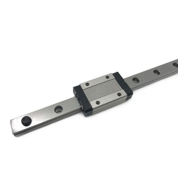 MGN12H Linear Rail Guide Slide Rail Miniature Linear Slide Rail Guide Block 3D Printer Parts, DIY, CNC Parts (1 MGN12H Block Included, 400mm)