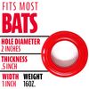 Franklin Sports Baseball + Softball Donut Bat Weight - 16 oz. for Adult + Youth Baseball + Softball Bats - Donut Batting Weight for Swing Training - Fits All Standard Bats