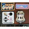 Cornhole Sticker Pack 4 Unique Funny Stickers for Boards Cases carts Tool Boxes Hard case widows Bags