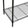 2 PCS 4-Tier Storage Rack Wire Shelving Unit 265 LB Capacity for Office Kitchen