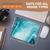 Blue Gold Marble Effect Mouse Mat Pad - Paint Art Artist Gift Computer #13254