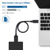 Cable Matters USB Type C Micro B Converter Cable 5 Gbps Micro B 9 Pin 0.3m External HDD USB Type C Micro USB Converter Cable USB C Micro B Converter Cable Black