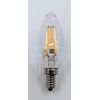 6-Pack LED E12 Candelabra Base Dimmable Bulbs, Clear Torpedo B11 Warm White