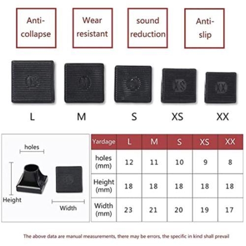 10 Pair High Heel Protectors, 5 Sizes Heel Stoppers Heel Repair Caps Covers for Walking on Grass and Uneven Road Heel Cover Cups Perfect for Wedding Outdoor Events