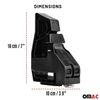 OMAC Load Stopper for Roof Rack Cross Bar Adjustable Load Stops Hook 4 Pcs