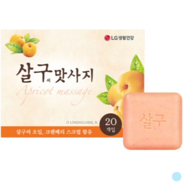 Say Apricot Seed Massage Scrub Soap 90g 20pcs_MC