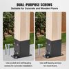 VEVOR 2 Pack 4x4 Post Base Brackets Heavy Duty Wood Post Fence Post Anchor