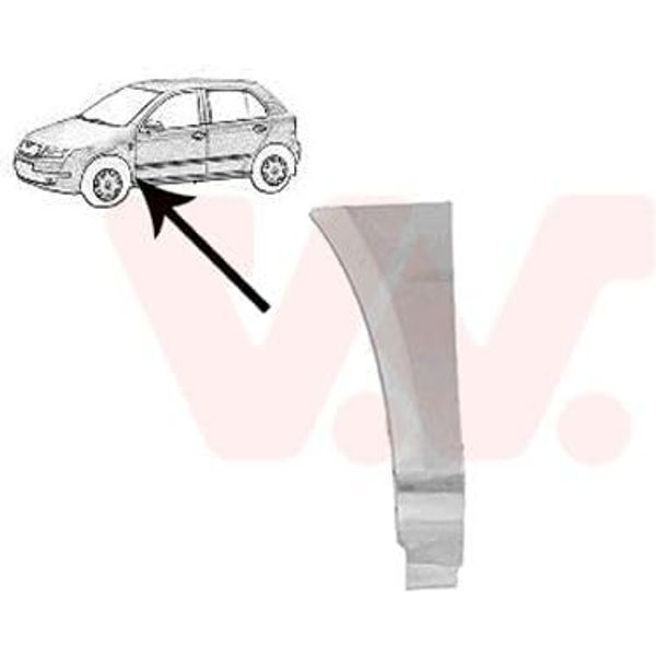 Van Wezel 7625155 Mudguard