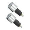 Solid Iron 7/8" 22mm Handle Bar Ends Heavy Weight Vibration Reducing Grip Plugs